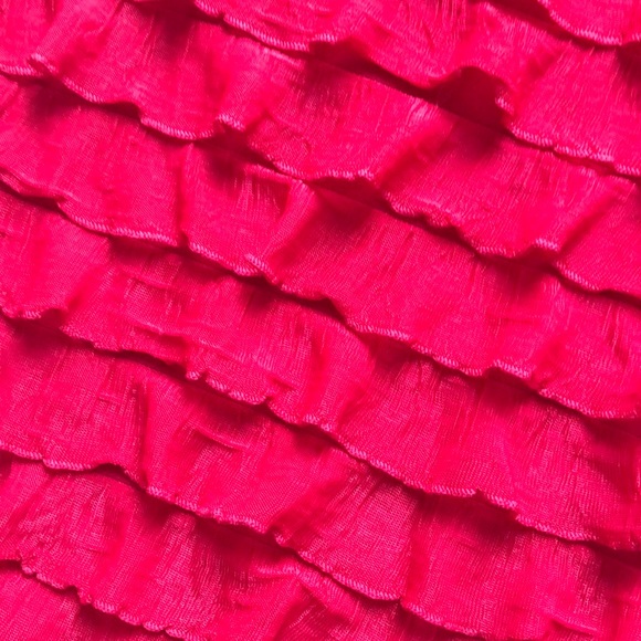 4/$12 Red Charlotte Russe Strapless Top - Picture 3 of 6